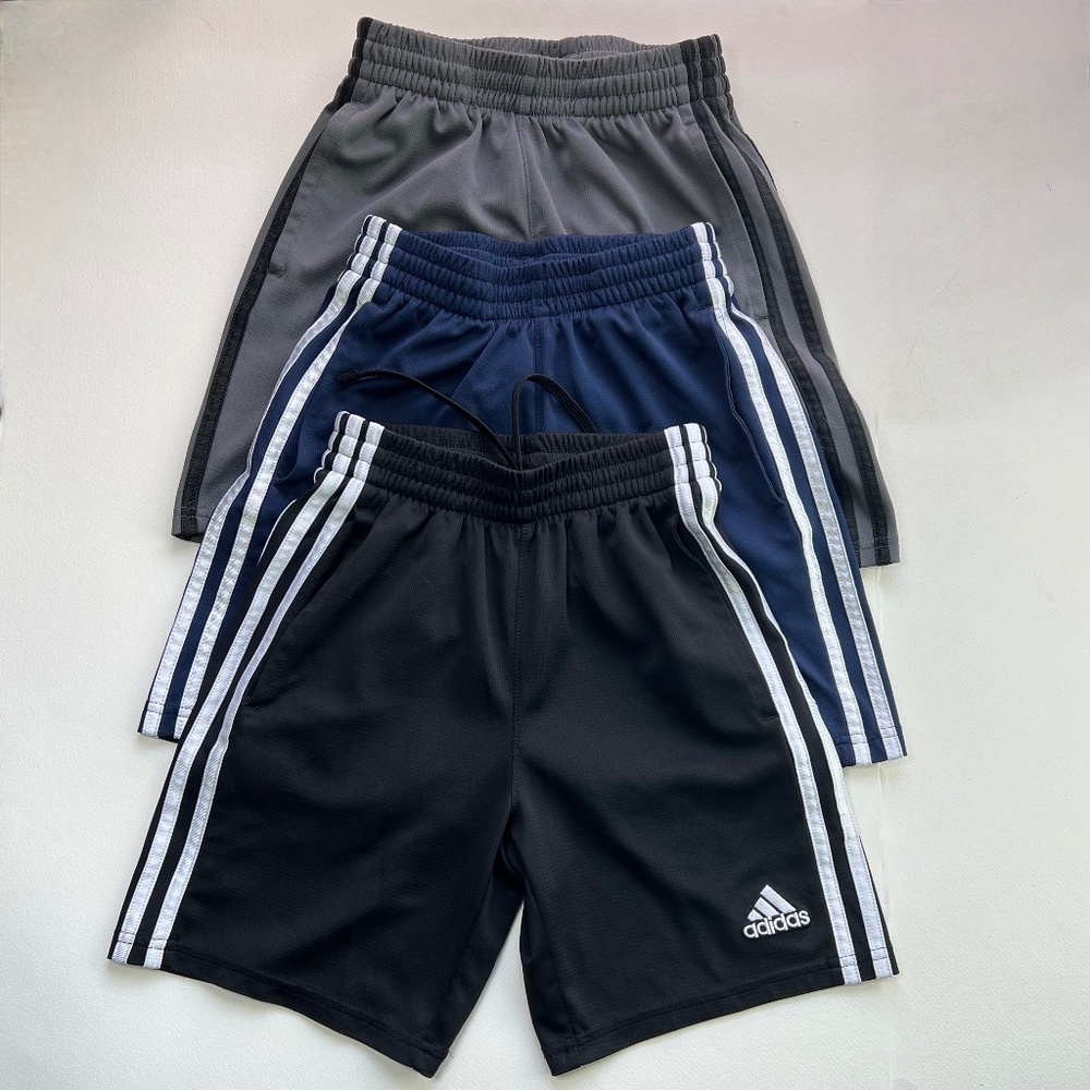 Adidas Boys Lifestyle Essentials Sport Shorts Size 8 Small Lot